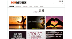Desktop Screenshot of 999quotes.com